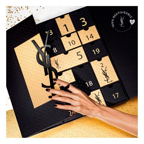 ysl leopard advent calendar